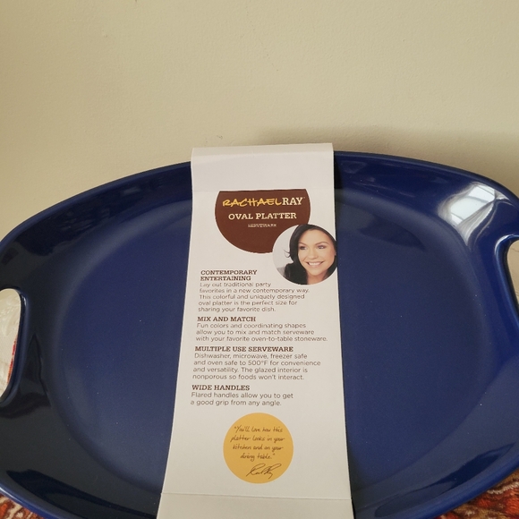 Rachel Ray Oval Platter NWT. - Picture 1 of 4